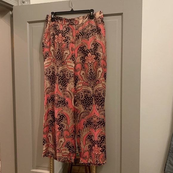 💖SILK BLEND J.MCLAUGHLIN PAISLEY PANTS 💖 SO PRETTY❣️ - Picture 9 of 11